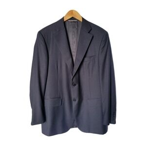 Canali 1934 "Travel" 100% Wool 2 Button Sportcoat Blazer Charcoal 42R US Size